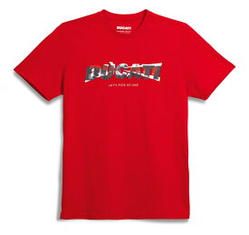 【DUCATI】《Ducati Logo ショートスリーブTシャツ 98770790》ドゥカティアパレル 正規品 用品 Logo Tシャツ 半袖 男女兼用 Mサイズ Lサイズ XLサイズ ブラック　レッド