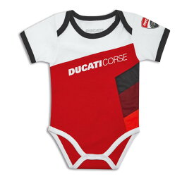 【DUCATI】《Ducati Corse Sport ボディセット(2個セット) 98770541》ドゥカティアパレル 正規品 キッズ用品 ベビー ボディセット ロンパース 男女兼用 出産祝い お祝い プレゼント レッド グレー ホワイト 2色セット