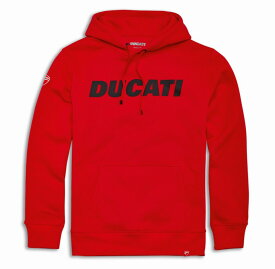 【DUCATI】《Ducati Logo フ—ディスウェットシャツ 98771200/201/202》ドゥカティアパレル 正規品 スウェットシャツ フード付き Sサイズ Mサイズ Lサイズ ホワイト レッド イエロー 男女兼用