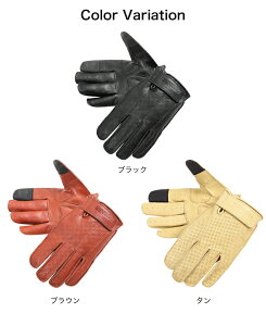 【DEGNER】《LEATHER TOURING MESH GLOVE レザーツーリングメッシュグローブ TG-59M》デグナー アパレル ライディング グローブ レザーグローブ 牛革 メッシュグローブ ショート スマホ対応 Mサイズ Lサ