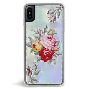 ZERO GRAVITY [OreB yԕisiziPhone X Ή P[X BOUQUET EMBROIDERED hJ NA  t[ KN oyK㗝Xiz