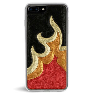 ZERO GRAVITY �[���O���r�e�B �y�ԕi�s���i�ziPhone 7/8 Plus �v���X �Ή� �P�[�X BURN METALLIC APPLIQUE �A�b�v���P �h�J �N���A �� �t�@�C���[�p�^�[���y���K�㗝�X�i�z