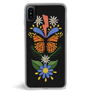 ZERO GRAVITY [OreB yԕisiziPhone X Ή P[X MONARCH EMBROIDERED hJ NA  `EyK㗝Xiz