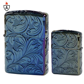 zippo ジッポ ジッポー 5NC-LEAF (R) チタンコーティング レインボー リーフ 葉 アーマーケース 【名入れ不可商品】【RCP】