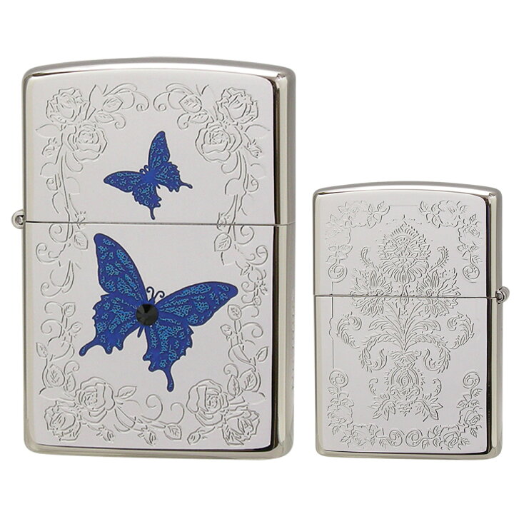 楽天市場】zippo ジッポ ジッポー Blue Butterfly WN ブルー 