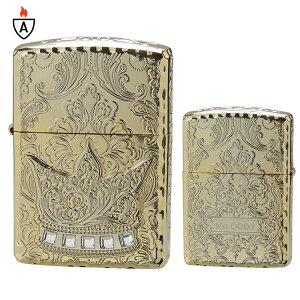 zippo Wb| Wb|[ The Crown Excellent Nickel & Gold NE GNZg jbP&S[hbL  A[}[P[X ysizyRCPz