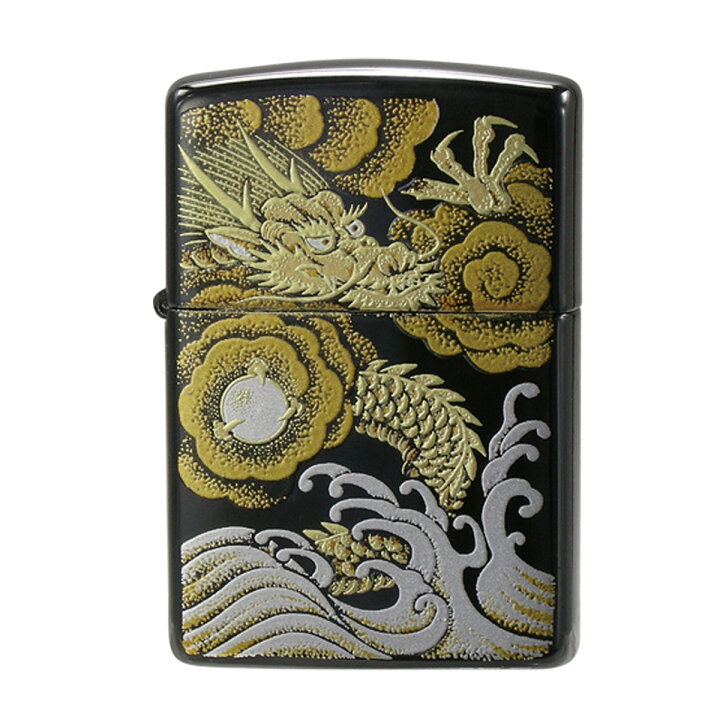 楽天市場】zippo ジッポ ジッポー 蒔絵 龍 黒 本金蒔絵 zippo 