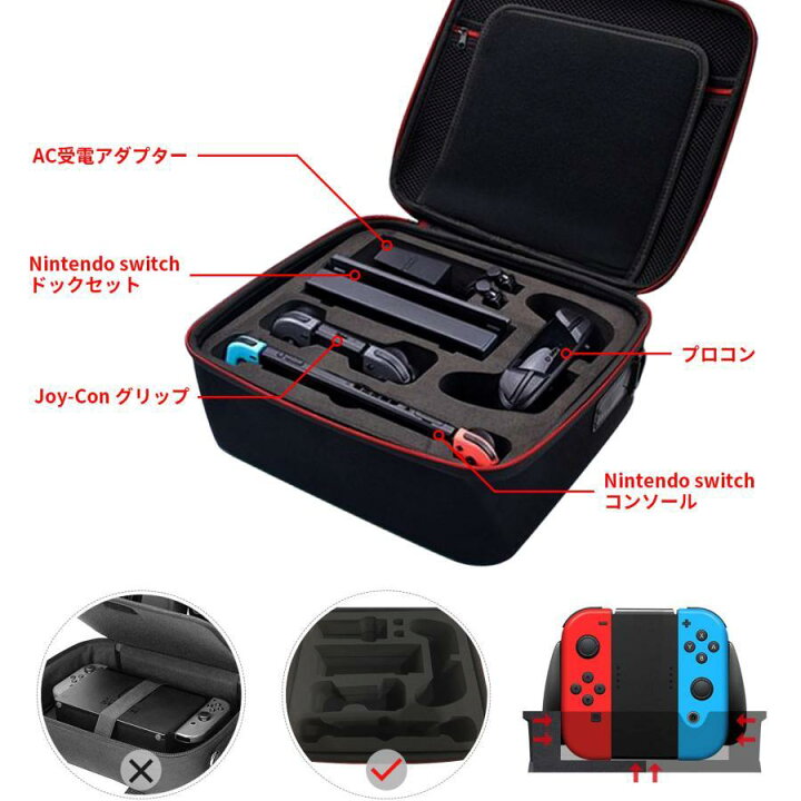 楽天市場】Nintendo Switch ケース ニンテンドースイッチ 収納 バッグ 