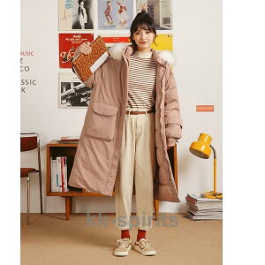 ダウンコート ダウン レディースコート 韓国風 ロングコート ファーコート オシャレ 冬服 大きいサイズ フード付き 防寒性抜群 着痩せ 女性用 大人