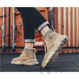 ワークブーツ メンズ ショートブーツ ハイカット レースアップシューズ メンズ靴 エンジニアーツ 大きいサイズ 歩きやすい 秋冬新作