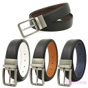 リバーシブルベルト メンズ ベルト 本革 牛革 ビジネス スーツ 回転式バックル 大きいサイズ 長い 太い