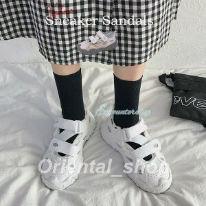 スポーツサンダル スニーカー風サンダル ダッドスニーカー ベルクロ ファッション サンダル レディースシューズ 厚底 メッシュ 夏 新作アイテム