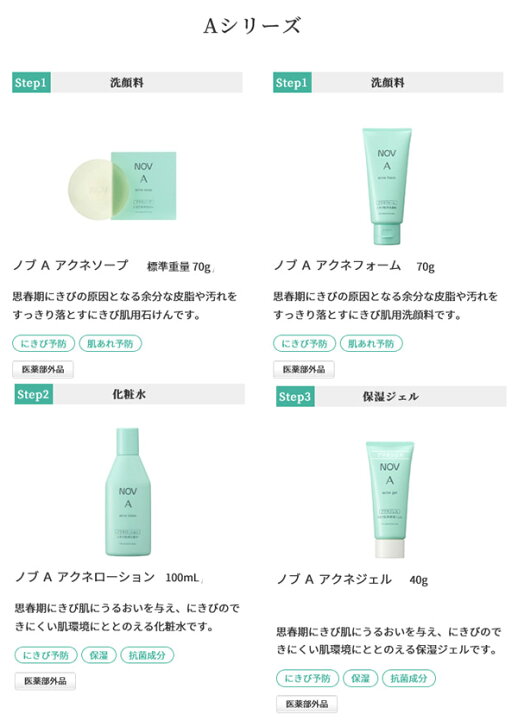 楽天市場】NOV ノブ A スキンケアセット プレゼント付 : bi-sai
