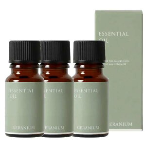 Tree of life 生活の木 エッセンシャルオイル ゼラニウム 精油 10mL 3個セット ※外箱折りたたんでご発送※
