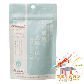 Tree of life 生活の木 口内環境を良好に保つ 歯垢の生成を抑える おいしく整う和漢習慣タブレット 口腔ケア 90粒 プレゼント付