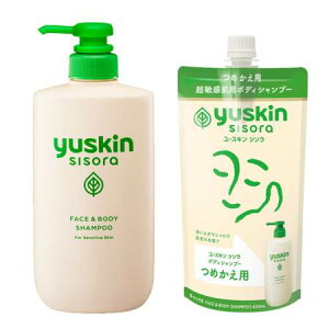 yuskin ���[�X�L�� �V�\�� �{�f�B�V�����v�[ 500ml�{���t�B��400ml�Z�b�g