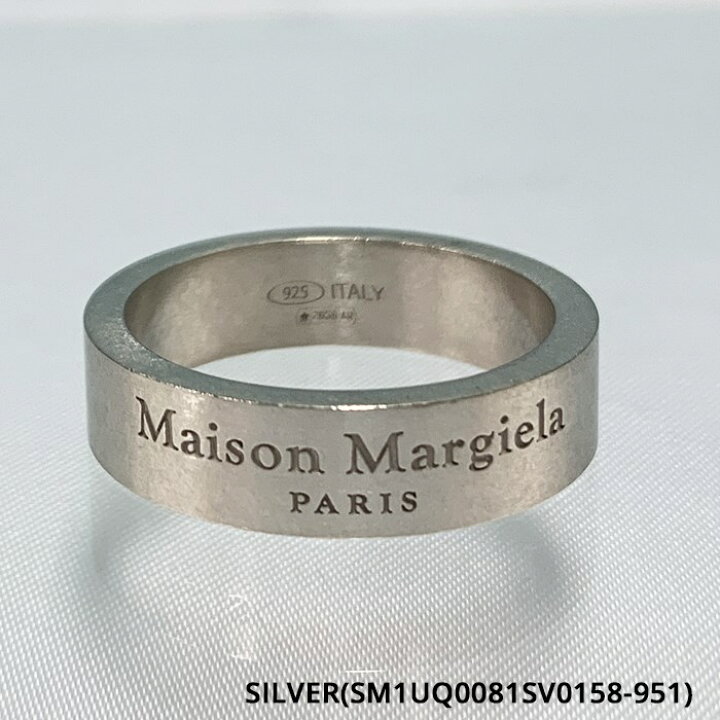 楽天市場】メゾンマルジェラ リング 指輪 medium logo ring マルジェラ 
