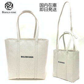 【12/18限定_全品5%OFFクーポン＆最大P4倍】【訳あり】バレンシアガ BALENCIAGA バッグ エブリディ トートバッグ ショルダーバッグ 2way 斜め掛け キャンバス ホワイト 白 レディース 551810K9HBN EVERYDAY TOTE XS AJ
