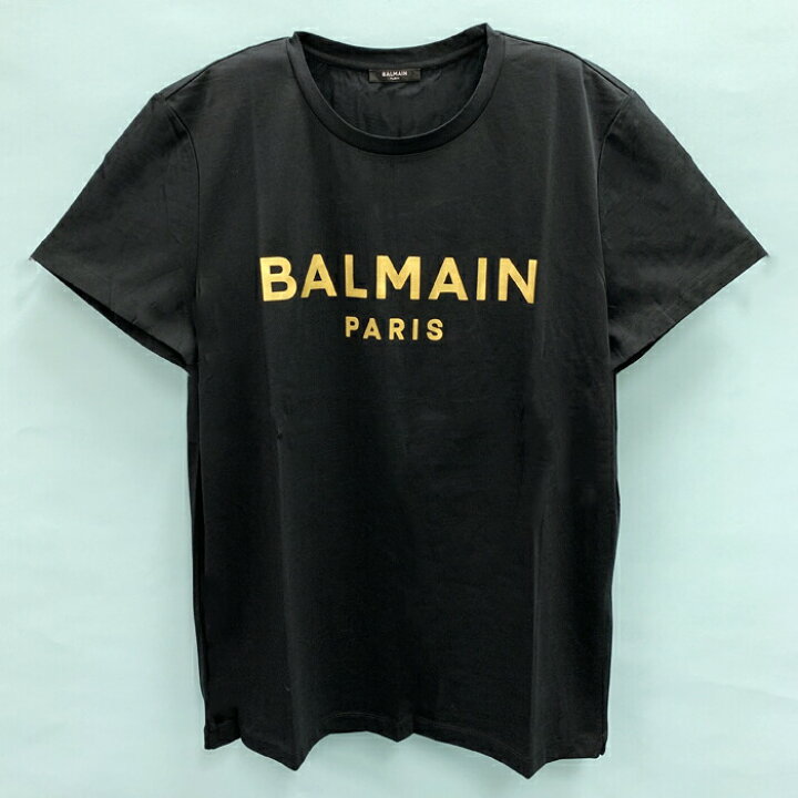 楽天市場】バルマン Tシャツ ゴールド ロゴプリント コットン 半袖 