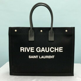 【楽天スーパーSALE 10％OFF】サンローラン SAINT LAURENT トートバッグ ロゴ 大型 NOE リヴゴーシュ レディース ブラック 大型トートバッグ 高級 ブランド 黒 大きめ おしゃれ シンプル 49929096N9E