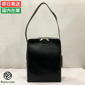 【楽天スーパーSALE 10％OFF】【訳あり】 1 エムエムシックス MM6 メゾンマルジェラ MAISON MARGIELA バッグ Curved shopping bag レディース ブラック ショルダーバッグ おしゃれ 肩掛け カジュアル かわいい SB5WC0005P1245