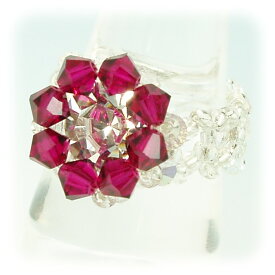 楽天市場 スワロフスキー ビーズリングの通販