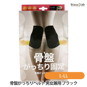 25日19時からポイント2倍 グローバル・ジャパン 骨盤がっちりベルト 男女兼用 L-LLサイズ ブラック(国内正規品)
