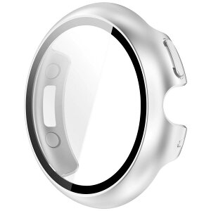 �y�P�[�X���O�����[�d�\�zGoogle Pixel Watch 4 (2025) 41mm 45mm �Ή� �P�[�X �ی�P�[�X �[�d�\ �S�ʕی� �����K���X�t�B���� ��̌^ PC+TPE ��d�\��