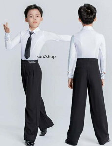 フラメンコ 紳士服 社交ダンス衣装 男の子 モダン ラテン キッズ ルンバ 子供 大量注文可 セットアップ 社交ダンス 競技用 トップス+ズボン タンゴ 2点 ダンスウェア 高品質 ダンドレス こ