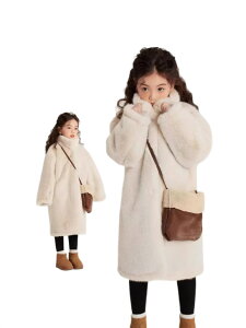 送料無料 中綿コート キッズ ジュニア 女の子 冬 コート かわいい あったかジャケット アウター 子供服 おしゃれ 中綿ジャケット ダウンコート ロング 厚手 立ち襟 防寒 中綿ダウン ファー