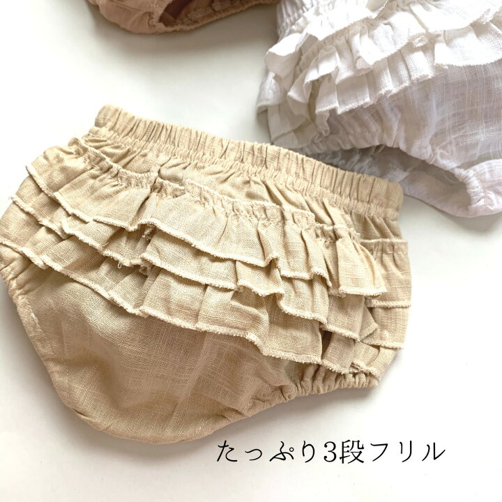 フリルパンツ リバティエマアンドジョッジーナpk ベビーブルマ ベビー キッズ ベビー服 女の子