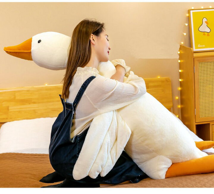 楽天市場 アヒル ぬいぐるみ 特大 50 190cm あひる 大きい 大型 おもちゃ 抱き枕 ホワイト ダック グッズ ガチョウ がちょう とり 鳥 アヒルまくら 枕クッション ソファ 大きいぬいぐるみ 巨大 ビッグ ふわふわ インテリア 添い寝 動物 Big ジャンボ リアル マスコット