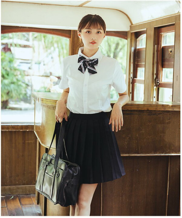 楽天市場 制服 コスプレ 大きいサイズ 女子高生 高校生 プリーツスカート リボン 3点セット レディース Jk セーラー服 コスチューム コスプレ衣装 夏学生 スクール ギャル ファッション レディース ネイビー 無地 ギャル服 通販 制服3点セット Jk制服 プリーツスカート