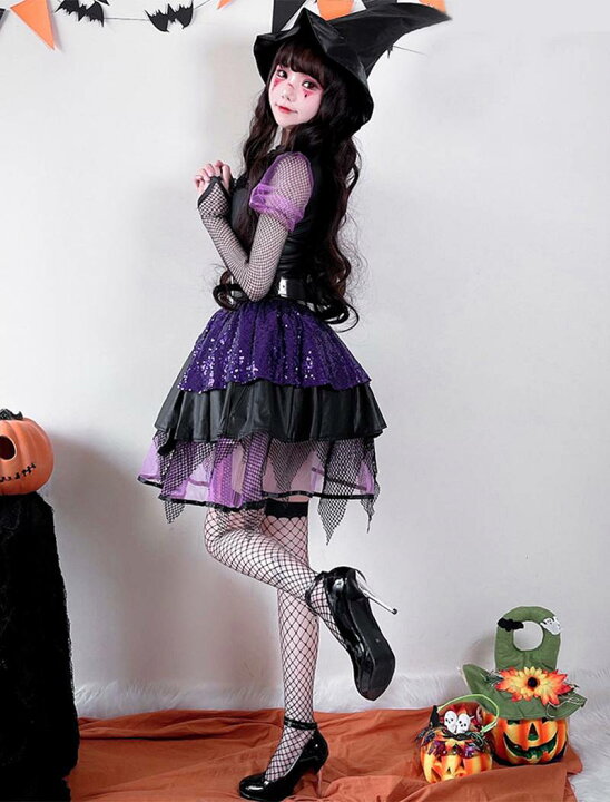 楽天市場 即納 ハロウィン コスプレ 魔女仮装 衣装 魔女 大人 レディース コスチューム 魔法少女 セクシー 可愛い 女性長袖スパンコール ハロウィン仮装 コスプレ衣装 デビル ゴスロリ 吸血鬼 悪魔 キュート ロリータ ミニワンピ ハロウィン衣装 忘年会 新年会 美美 ちび 楽天市場 即納 ハロウィン コスプレ 魔女仮装 衣装 魔女 大人 レディース コスチューム 魔法少女 セクシー 可愛い 女性長袖スパンコール ハロウィン仮装 コスプレ衣装 デビル ゴスロリ 吸血鬼 悪魔 キュート ロリータ ミニワンピ ハロウィン衣装 忘年会 新年会 美美 ちび