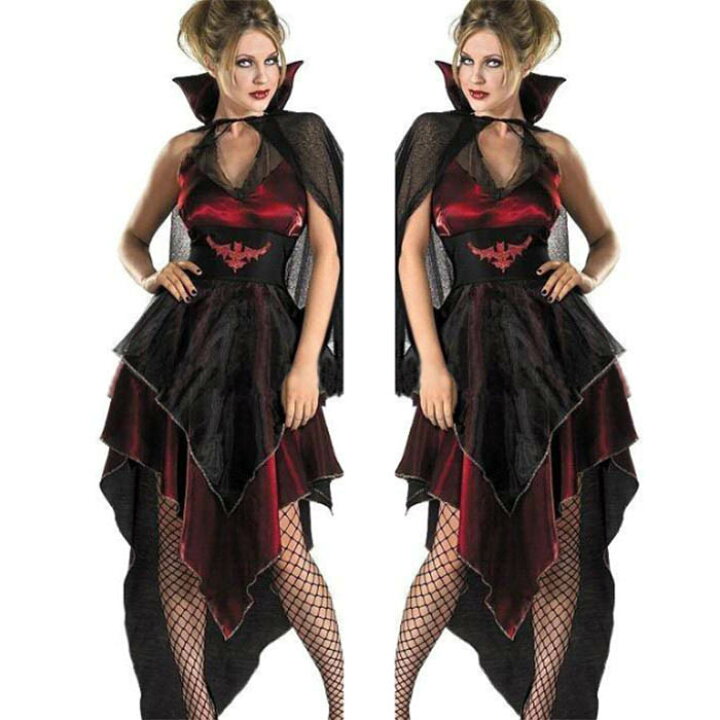 楽天市場 人気再販 即納 ハロウイン コスプレ 衣装 仮装 大人用 ハロウィン衣装 女性 悪魔 魔女 マント付きデビル セクシー Halloween コスチューム 衣装 ゾンビ花嫁に変装 吸血鬼 巫女 変装 大人用 衣装 ハロウィーン 装飾 美美 ちび