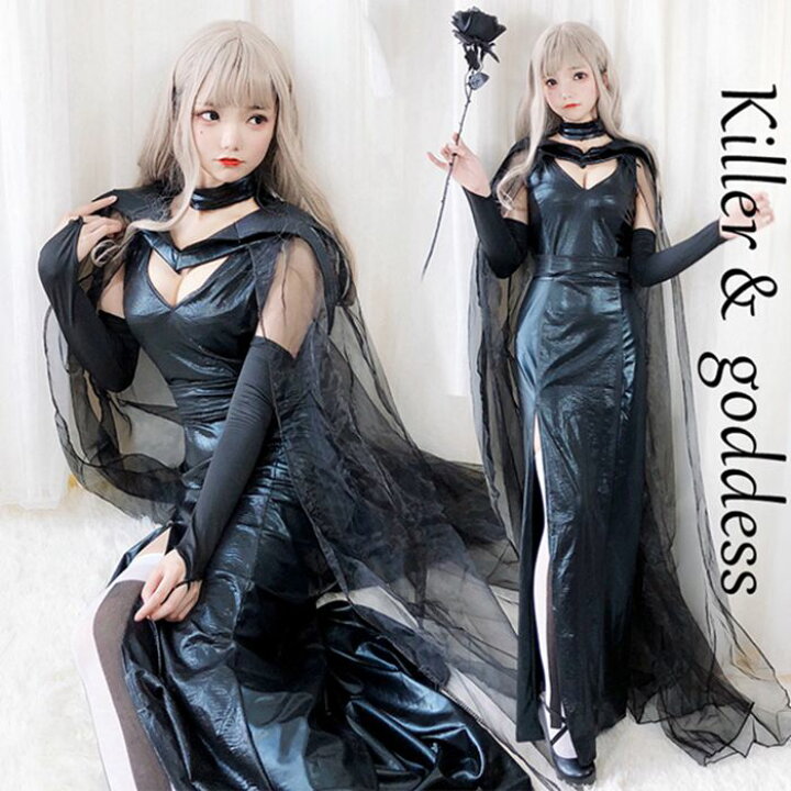 楽天市場 ハロウィン デビル 悪魔 魔女 魔法使いコスプレ衣装 セクシー コスチューム コスプレ 死神 バンパイア キラーワンピースコスプレ ハロウィン仮装 余興 デビル 舞台劇 大人用 コスチューム コスプレ衣装 仮装 文化祭 忘年会 演出服 レディース パーティー用 女性