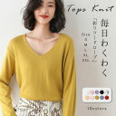 ニット レディース トップス　セーター　カットソー長袖　春秋物　 vネック 無地 豊富なカラー きれいめ トップス tシャツ 長袖ニットソー 　軽い 薄手 Vネック ゆったり 春夏秋 プルオーバー Vネックニット きれいめ カジュアル 体型カバー ゆるニット　販売再開