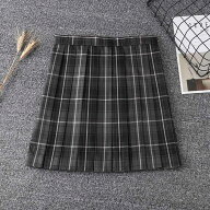 スクールスカート プリーツスカート 無地 チェック 学生服 高校生 学生 中学 黒プリーツ スクール スカー…