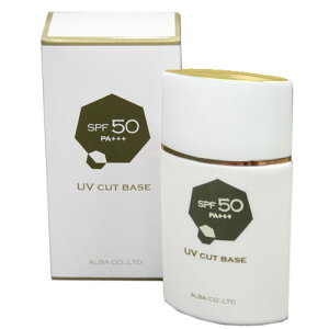 �A���o�R�X���e�B�N�X ALBACOSMETICS SS UV�J�b�g�x�[�X 50ml ��̓� �M�t�g�� �v���[���g��