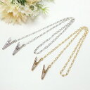 メール便 ナフキンクリップ ハンカチクリップ ディナークリップ 前掛けクリップ ドレスクリップ フィガロチェーン ナ…