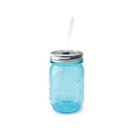 【Ball メイソンジャー】rednek sippers（レッドネック シッパー）2775CL・2775BL 全2色（clear・blue） /ボール Mason jar アメリカ Ball社 正規品 ガラス 保存ビン ドリンクボトル