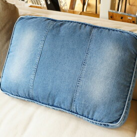 クッション デニムクッション Denim CUSHION YD-20635 座布団 背クッション 枕 大きい おしゃれ デニム コットン ソファ ビンテージ ユーズド カジュアル アメリカン レトロ シンプル 新築祝い ギフト プレゼント