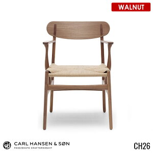 【受注生産品】CH26 ラウンジチェア / ウォールナット材 / カール・ハンセン&サン ハンス・J・ウェグナー