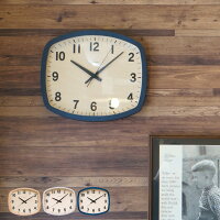 掛け時計 シャンブル アールスクエアクロック CHAMBRE R-SQUARE CLOCK CH-028 インターゼロ INTERZERO グレー ネイビー ナチュラル ウォールクロック デザイン時計 壁掛け時計 木製 北欧 おしゃれ お祝い ギフト プレゼント 