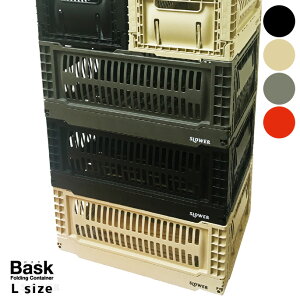 yZ[z [ oXN tH[fBORei [W Bask FOLDING CONTAINER LARGE TRI BLACK SAND OLIVE RED [{bNX ܂݃{bNX Vv C C_XgA DIY