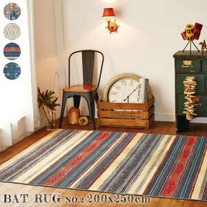 �y���[�E�݌Ɍ���z���O BAT NO.2 rug 190×240cm �}�b�g �O�~ ���イ���� �J�[�y�b�g �A�E�g�h�A���O �����O���p UV���H�� �z�b�g�J�[�y�b�g�J�o�[�Ή� ���􂢉\ ���C�� �J���t�H���j�A ���g�� 