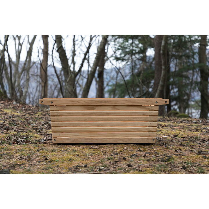 楽天市場】コンテナ IKIKI シェルフコンテナL オーク shaelf container 