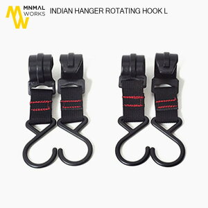 tbN ~j}[NX MINIMAL WORKS CfBAnK[tbN INDIAN HANGER HOOK L MGFU-IH010-GO3BK nK[p[c Lvpi