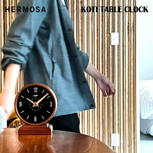 ��㎞�v �R�e�B �e�[�u�� �N���b�N HERMOSA KOTI TABLE CLOCK ���v �G�� RP-003WAL �n���T�d���� �N���V�b�N