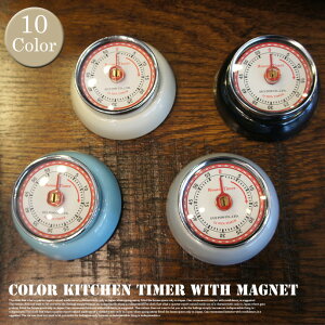 �L�b�`���^�C�}�[ �E�B�Y �}�O�l�b�g Color kitchen timer with magnet 100-189 DULTON (�_���g��)